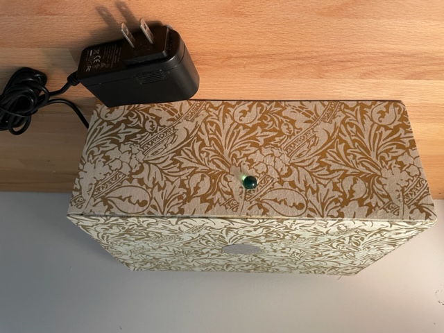 Photo of the outside of the museum in a box hardware component.