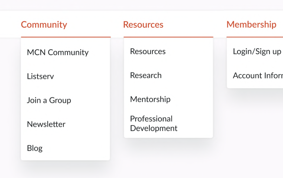 Screenshot of results of site review showing conference information