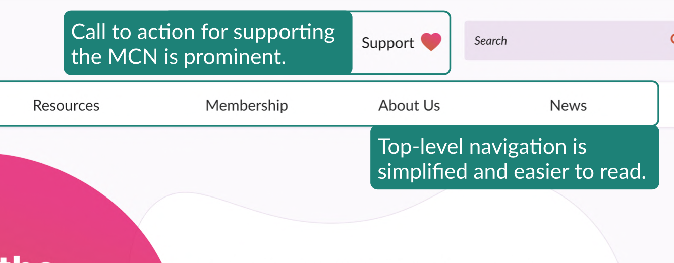 Screenshot of results of site review showing conference information